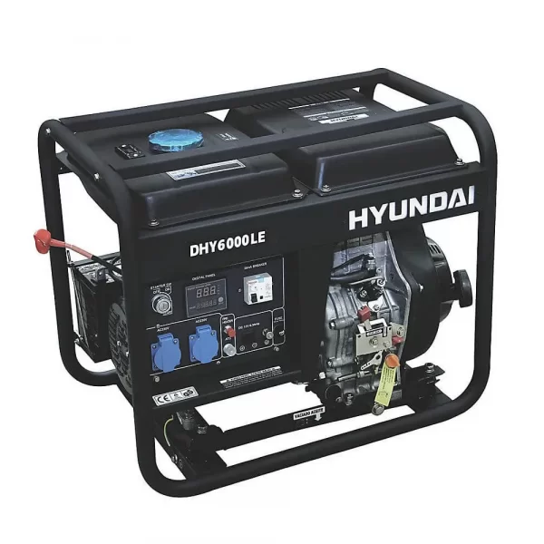 Generador eléctrico Hyundai 82HYG9250E 6.500 watts máximo - Rembrak