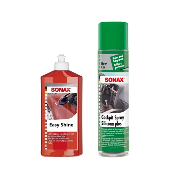 Silicona en Spray para Auto (Aroma Auto Nuevo) 400ml Sonax - Ferretería  Ferrar